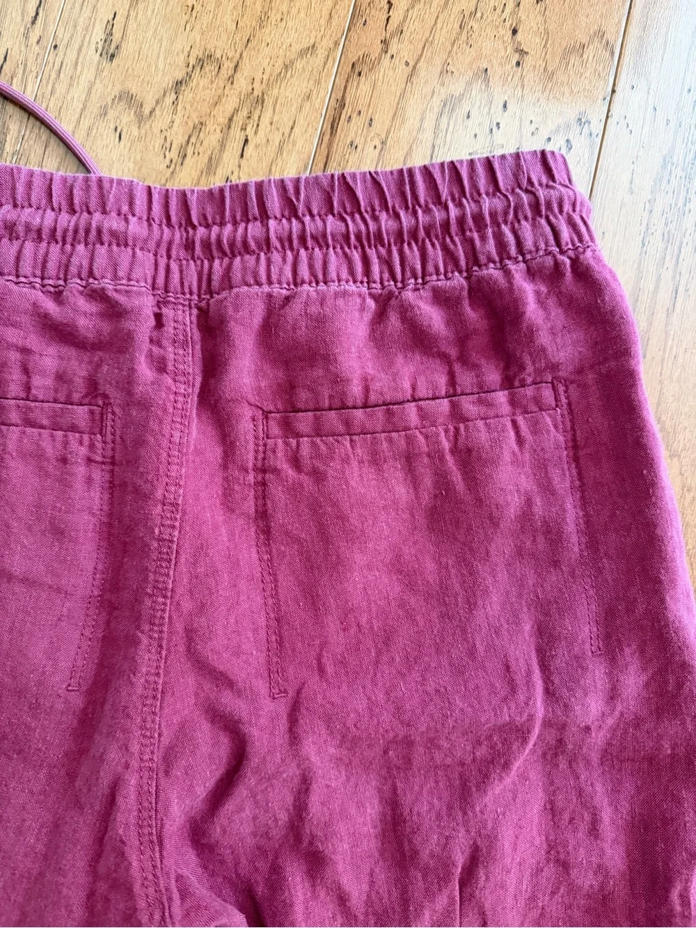 Athleta Raspberry Drawstring Wide-Leg Pants - Picture 4 of 7